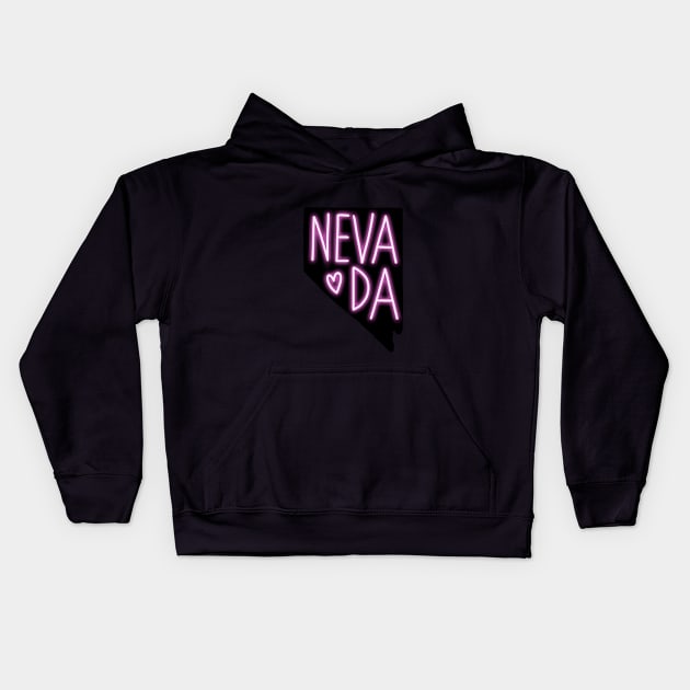 Nevada Kids Hoodie by Catprint